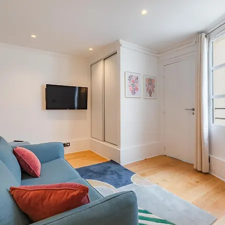 Bright Ac In Marais Bastille Apartmán
