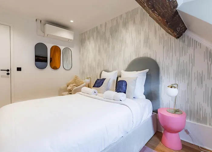 Apartmán Bright Ac In Marais Bastille Paříž